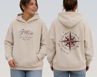 Stray Kids Hoodie, SKZ Compass Hoodie, Stray Kids T-Shirt, Stay Fan Merch, Kpop Hoodie, Stray Kids Sweatshirt, Unisex Gift