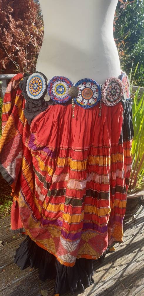 50 Turkoman TINY BUTTONS BellyDance Kuchi Tribal NEW Reproductions 