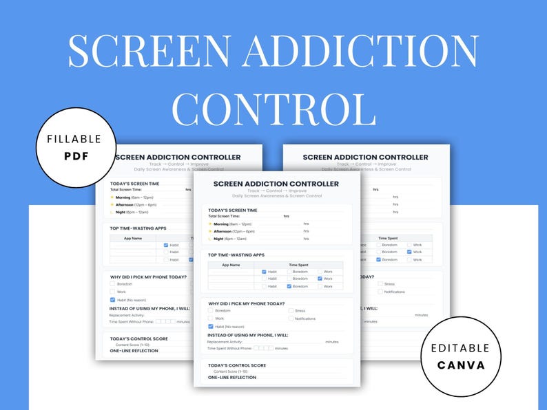 Screen Time Measuring Questionnaire.pdf Editable Screen Time Template | Kids Screen Time Chart | Screen ...