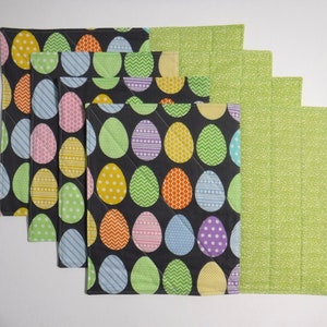 Easter Egg Placemats, Set of 4 Easter Placemats, Easter Table Decor, Choose From Blue, Green, Orange, Purple, or Yellow image 6