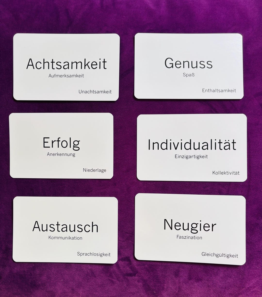 50 Values Coaching Cards for Coaches, Consultants, Therapists, Teachers ...