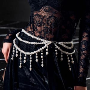 Elegant Pearl Belt - Etsy display picture 3