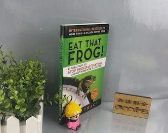¡Cómete esa rana! Libro de productividad de Brian Tracy: Deja de procrastinar, guía para la gestión del tiempo.