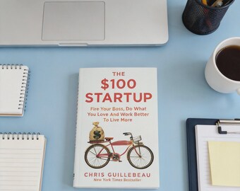 Guía imprimible de 100 ideas para startups / Planificador de pequeñas empresas para principiantes / Planificador de proyectos secundarios (PDF)