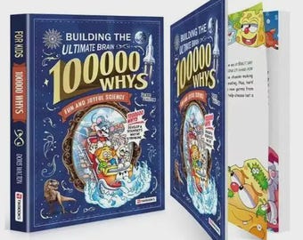 100000 Whys Kids Science Book – Fun STEM Learning, Curiosity Building (Paperback)
