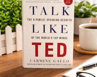 Libro "Habla como TED" / 9 secretos para hablar en público, confianza y éxito (inglés)