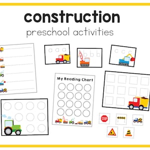 Construction Preschool Activities