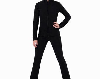 Pantalones de patinaje artístico de tejido térmico