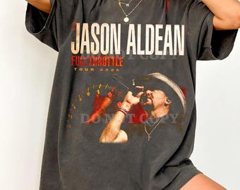 Comfort Colors Jason Aldean Full Throttle Tour T-shirt