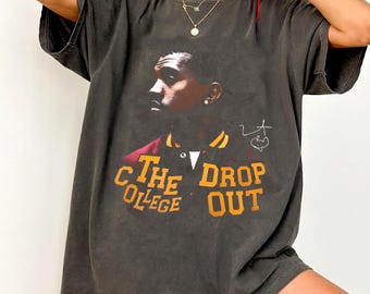 Comfort Colors The College Dropout Graphic T-Shirt – Kanye West Album Art