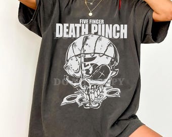 Comfort Colors Five Finger Death Punch 20th Anniversary World Tour 2026 T-shirt