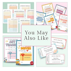 Teacher Aide Appreciation Printable Gift Card Holder Thank You Greeting Pdf Download Instant Access Digital Teaching Assistant Coloring Page image 11