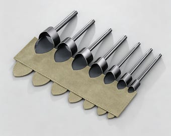 Half Moon Leather Punch, Strap End Finishing Tool for Belts & Bag Straps