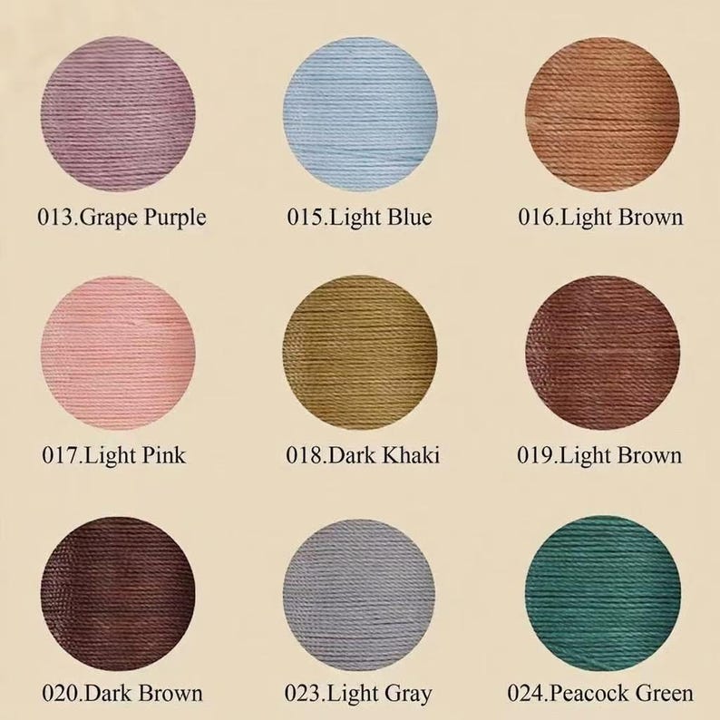 Waxed Thread for Leatherwork, Knotting, and Bracelet Making - Etsy