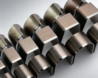 スチール製レザーストラップエンドパンチダイ、ベルトチップカッター（15～40mm）