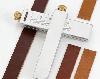 調節可能な革製ストラップ切断ツール、アルミニウム合金製ストリップカッター（5～50mm）