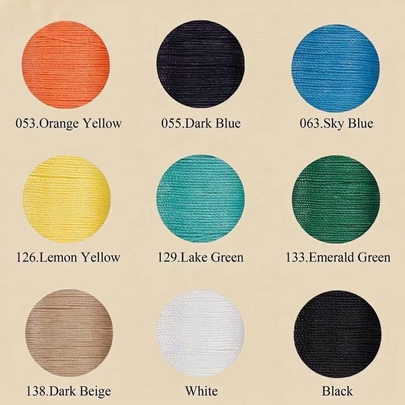 Waxed Thread for Leatherwork, Knotting, and Bracelet Making - Etsy