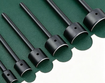 Half-circle leather punching tool, precision half-circle hole cutter set, 15-45mm