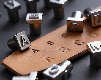 革用刻印ツールセット、アルファベットと数字の金属刻印36個入り、3.5mm×6.5mm