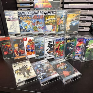 Custom Cassette Cases for Handheld Video Games
