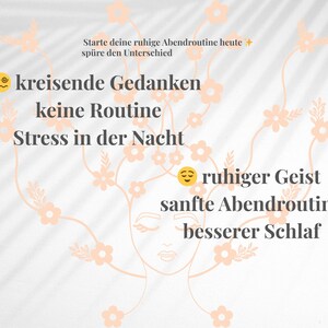 Deutsche Abend Routine PDF zum ausdrucken - Abend Reflektieren, Mentaler Zurücksetzen, Dankbarkeit, Selbstfürsorge image 7