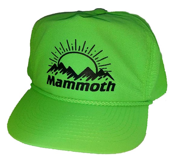 Mammoth Aspen Vail Neon 3x5 Embroidered Patch Ski Snowboard Killington Squaw