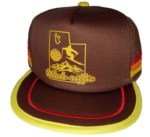Adult Trout 3 Striped Buffalo Check Plaid Snapback Trucker Hat Cap Fly Fishing