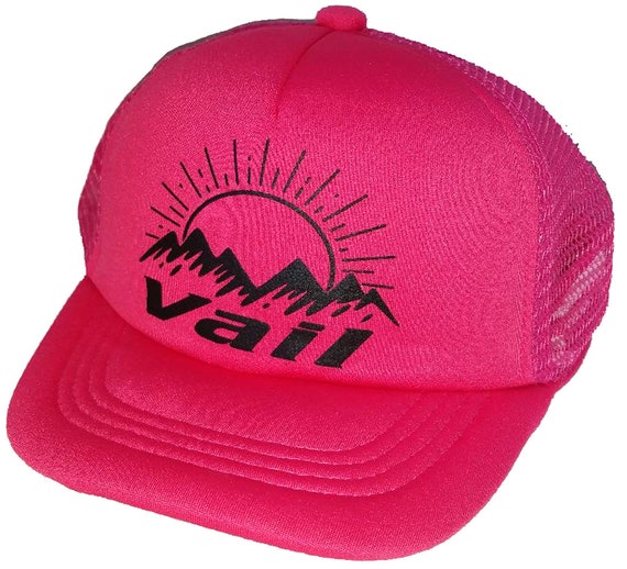 Squaw Valley Purple Teal 80/'s Snapback Boardwalk Hat Cap Ski Snowboard Skiing