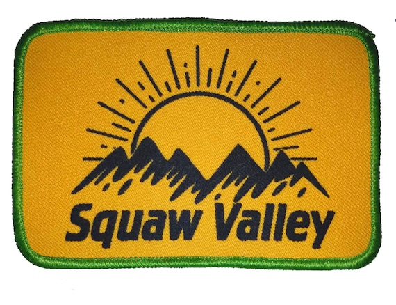 Tahoe California Lake Embroidered Patch 3x5 Iron On Ski Snowboard Neon