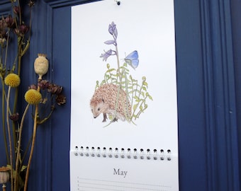 Perpetual Calendar - Birthday calendar - Wildlife calendar - Seasonal calendar - Wall calendar - A5 calendar