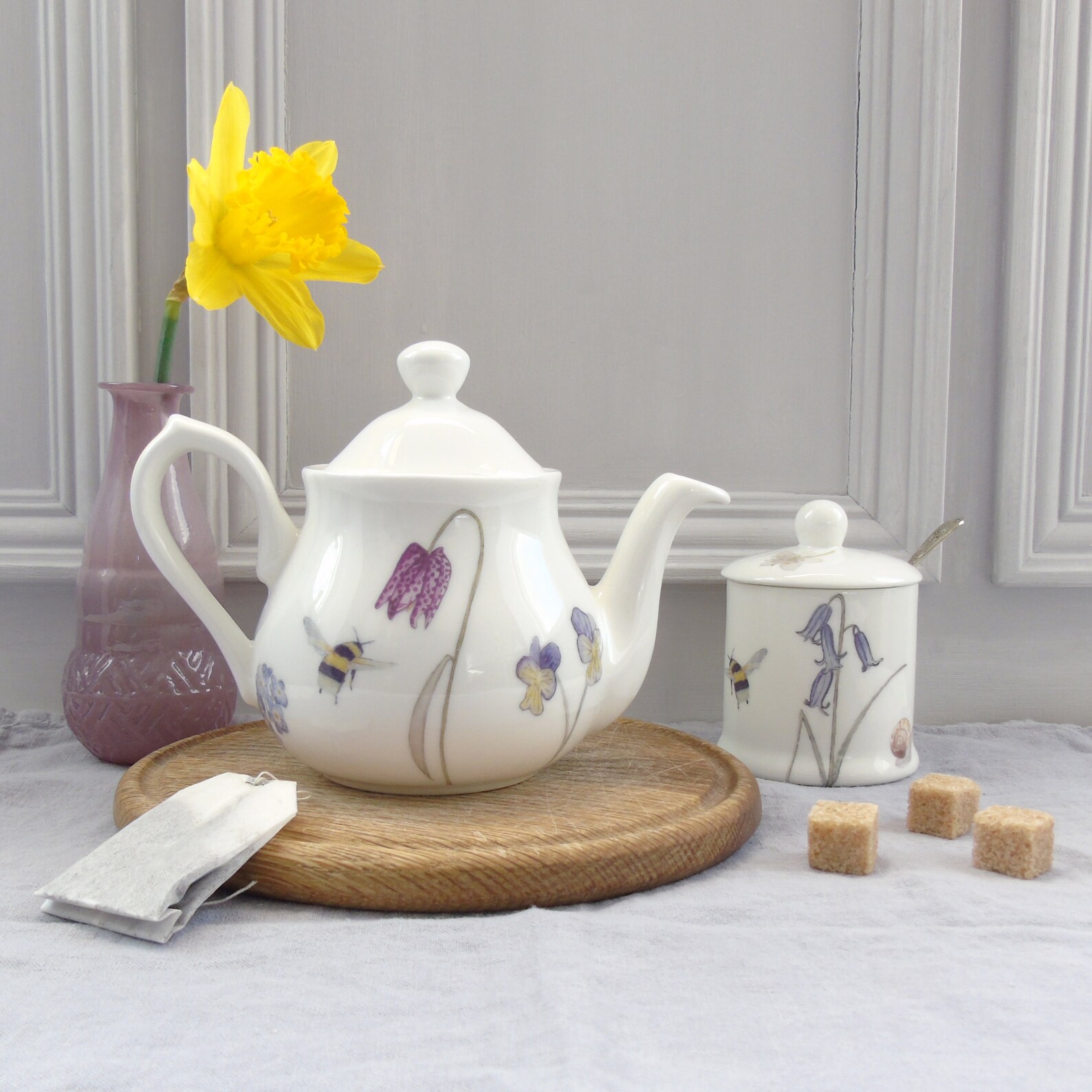 Bee Teapotone Person Teapotspring Flower Teapotsmall Etsy UK