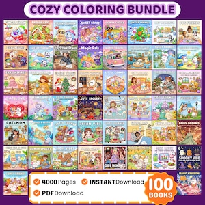 Gezellige kleurboekenbundel, 4000+ pagina's (pdf-download)