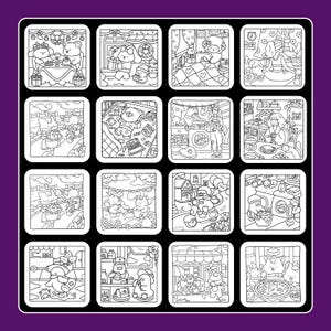 Cozy Coloring Book Bundle, 4000+ Pages (PDF Download) image 5