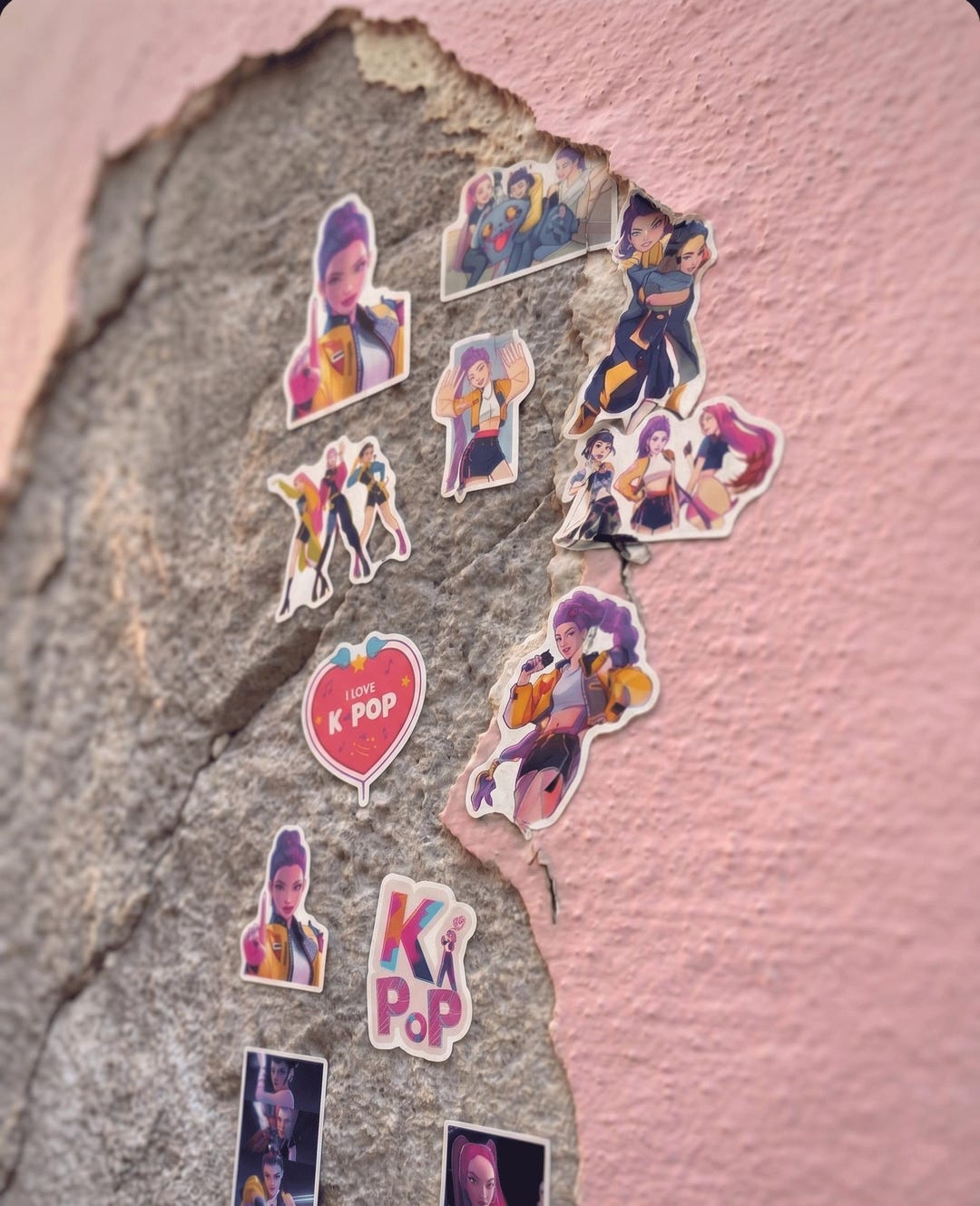 K-pop Girl Group Stickers, Anime Aesthetic Decals for Laptop & Water ...