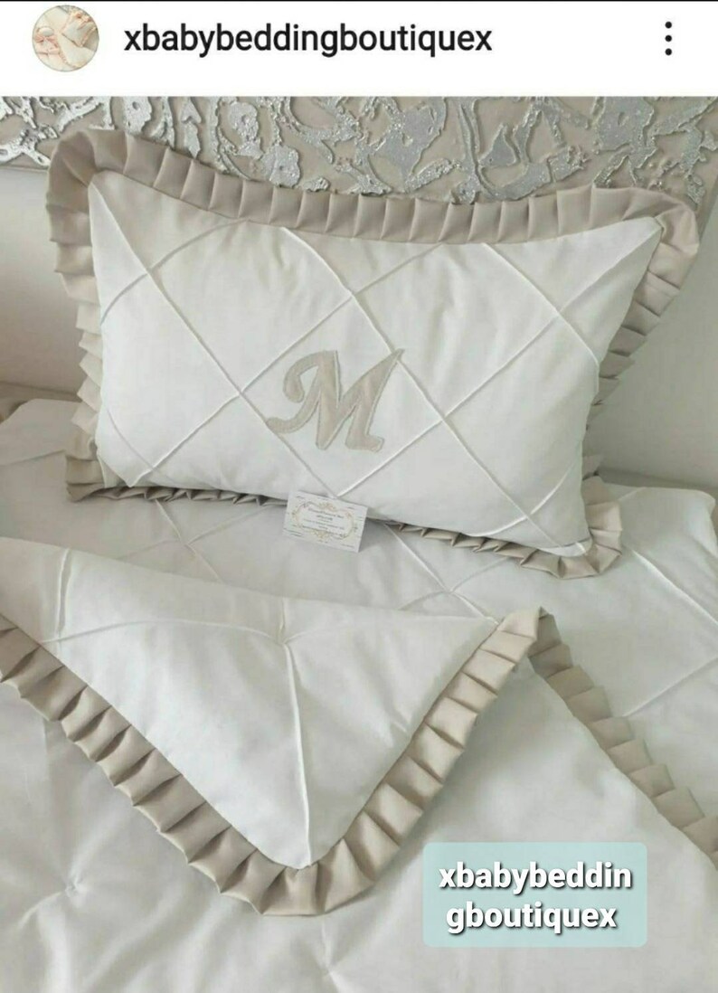 Cot Bedding2pc Set Filled Quilt Pillowcase to Fit Cotbed Etsy UK