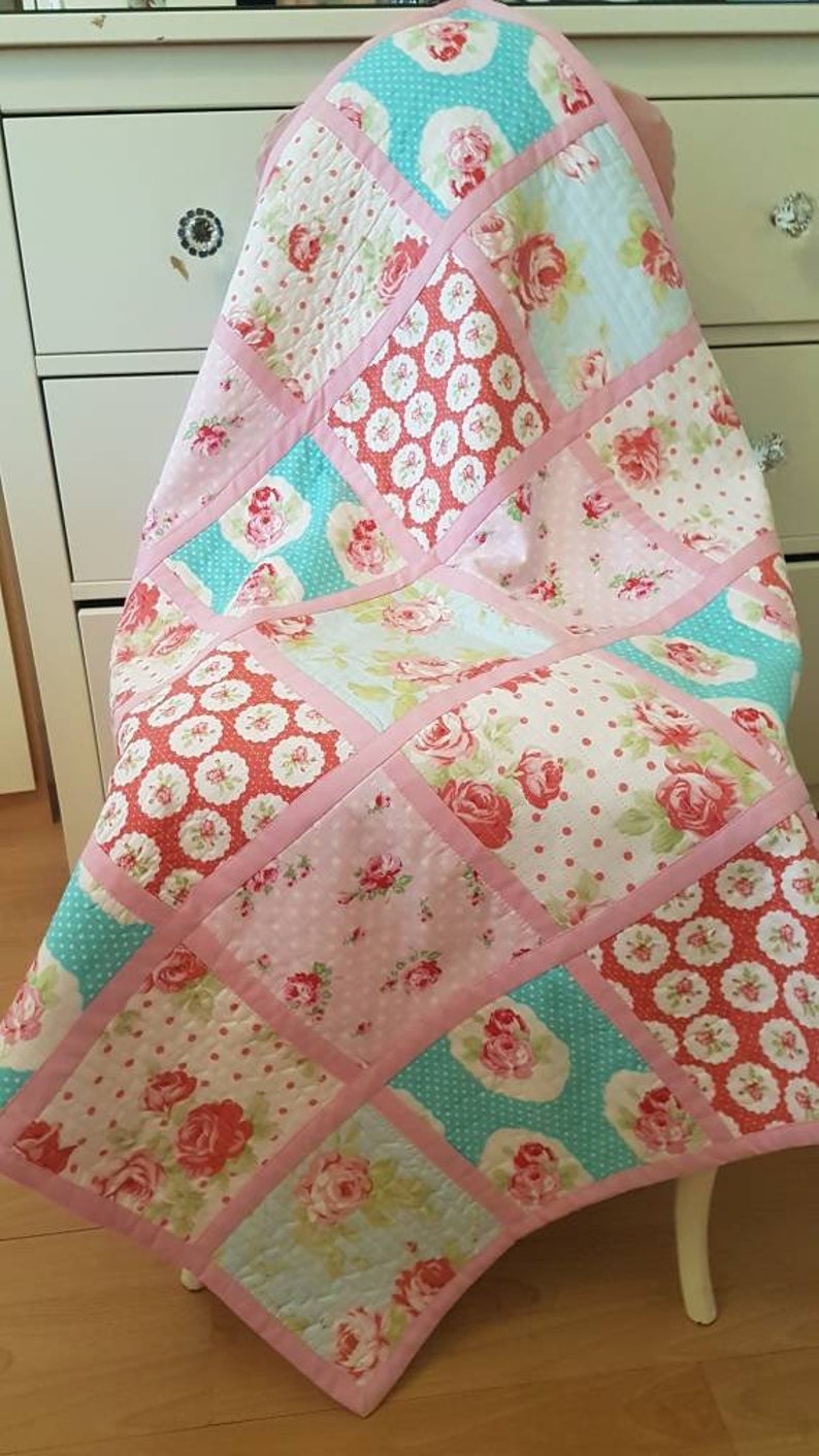 quilted cot blanket
