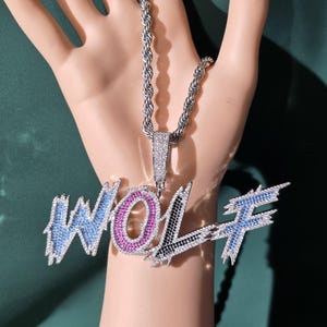 Rapper name necklace - Etsy 日本