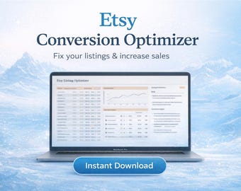 Etsy Listing Conversion Optimizer Template