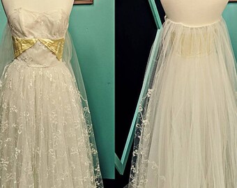 Vintage 50s Tulle Dress