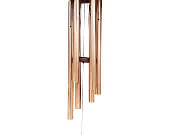 Personalized Memorial Wind Chime, Harmony Sound, Custom Engraved Garden Decor