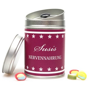 NERVENNAHRUNG Dein Name Geschenkdose personalisierbar image 2