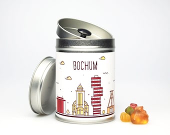 BOCHUM Skyline Teedose mit Aromadeckel