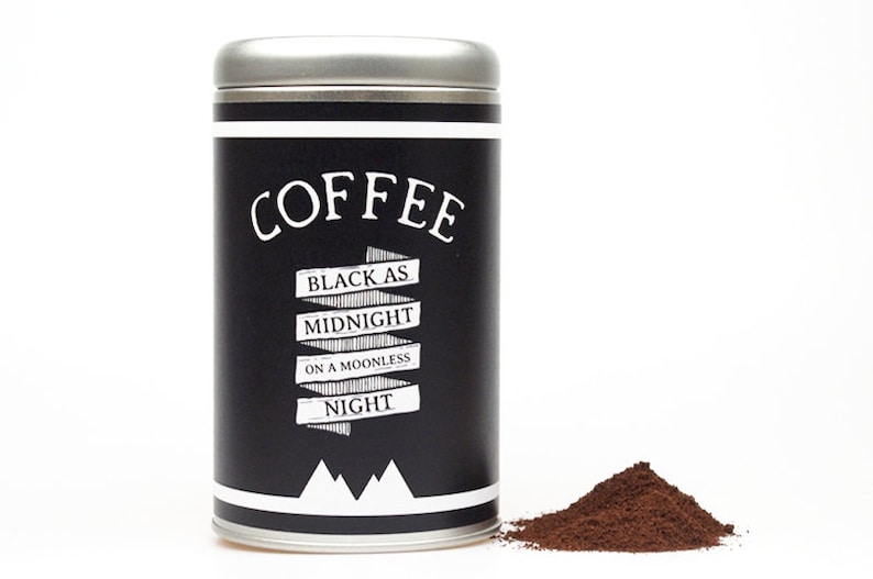 COFFEE CANISTER black as midnight image 1