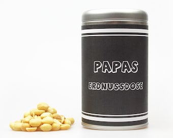 PAPAS ERDNUSSDOSE XXL 750ml grau