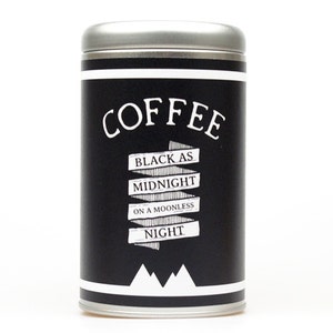 COFFEE CANISTER black as midnight image 2