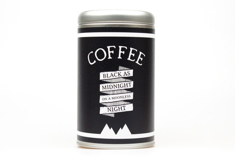COFFEE CANISTER black as midnight image 2
