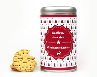 Große Keksdose WEIHNACHTSBÄCKEREI 750ml