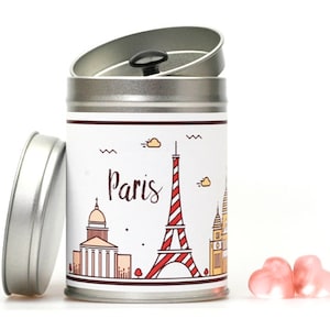 PARIS Geschenkdose zur Hochzeit mit Aromaverschluß
