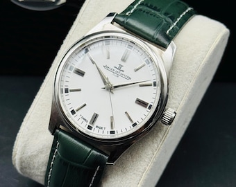 Relógio Jaeger-LeCoultre Club Vintage: Restaurado, com corda manual suíça - Mostrador branco