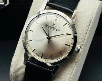 Vintage Jaeger Le-Coultre Club Watch: Swiss Made Manual Wind, Classic Silver Dial